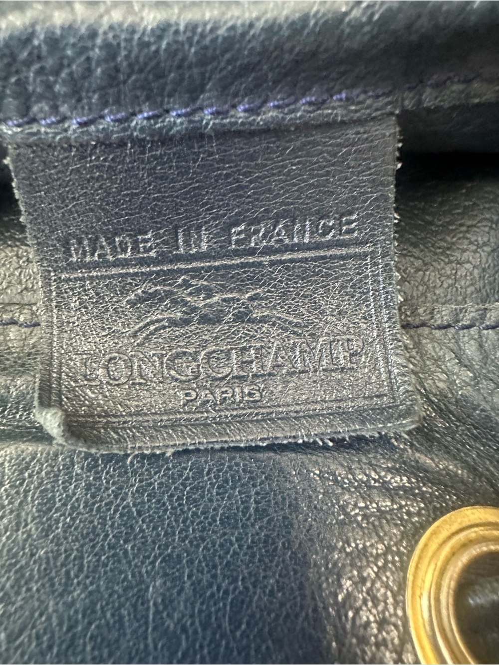 Longchamp Black Pebbled Leather Drawstring Bucket Bag – Gently Used - Picture 2 of 12